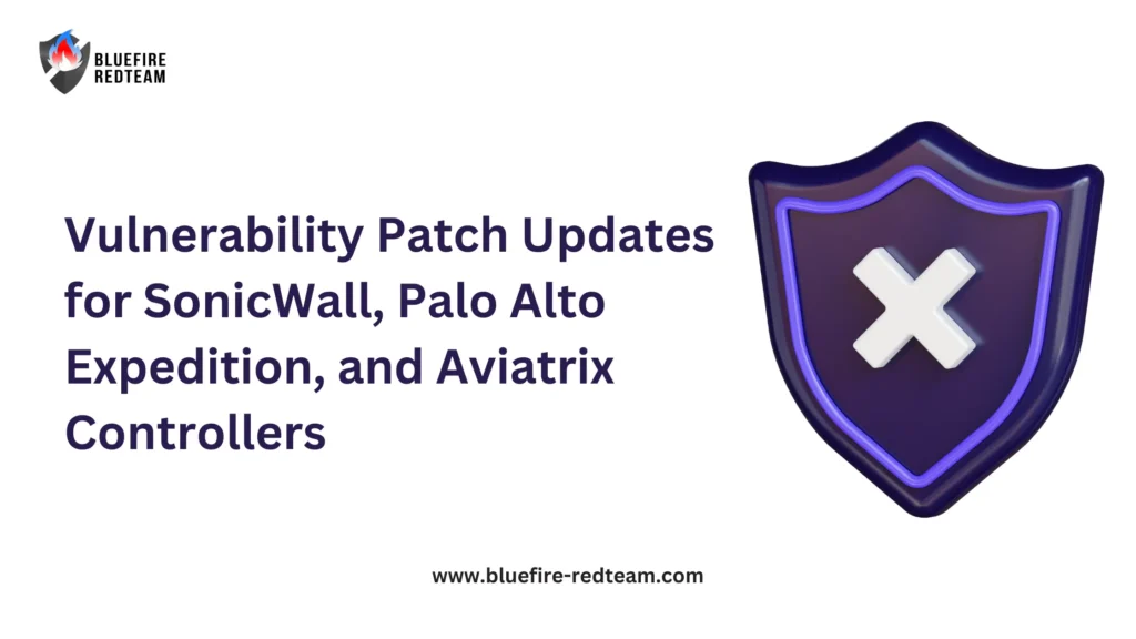 Vulnerability Patch Updates for SonicWall, Palo Alto Expedition, and Aviatrix Controllers