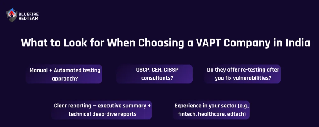 What to Look for When Choosing a VAPT Company in India