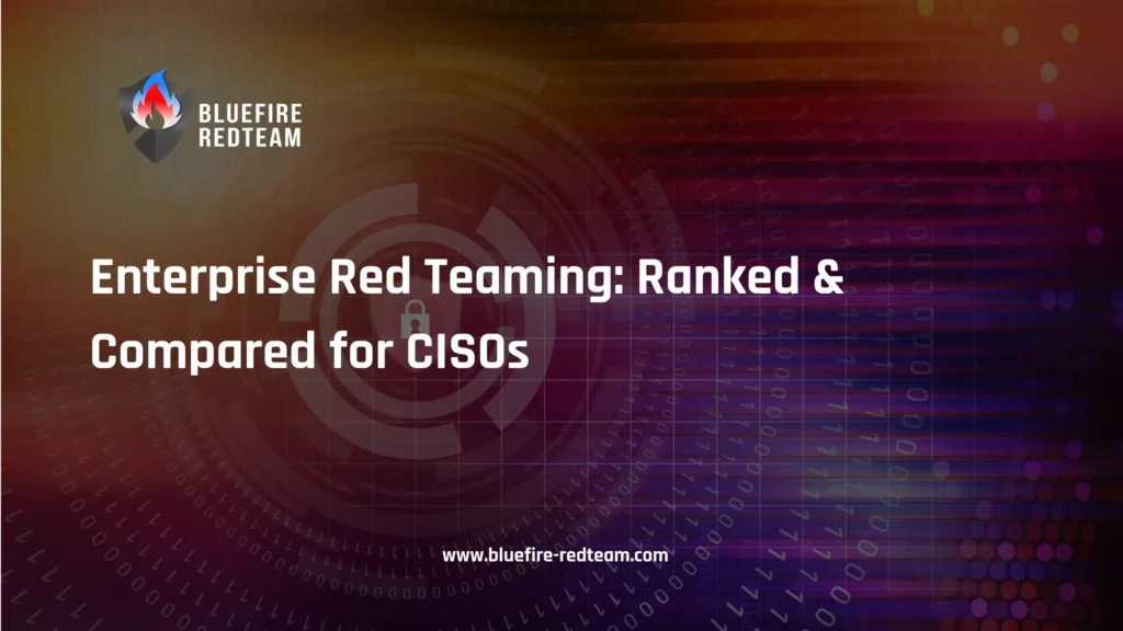 Enterprise Red Teaming- Ranked & Compared for CISOs