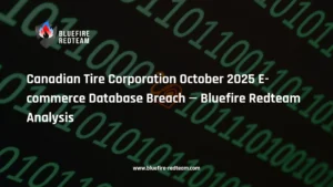 Resources Canadian Tire Corporation October 2025 E-commerce Database Breach — Bluefire Redteam Analysis