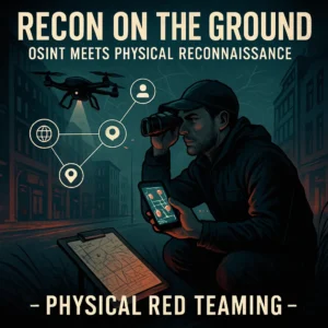 Recon on the Ground- OSINT Meets Physical Reconnaissance - Physical Red Teaming
