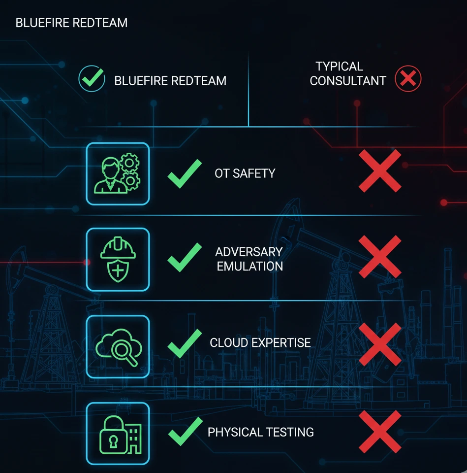 How to Evaluate Red Team Vendors for Oil & Gas