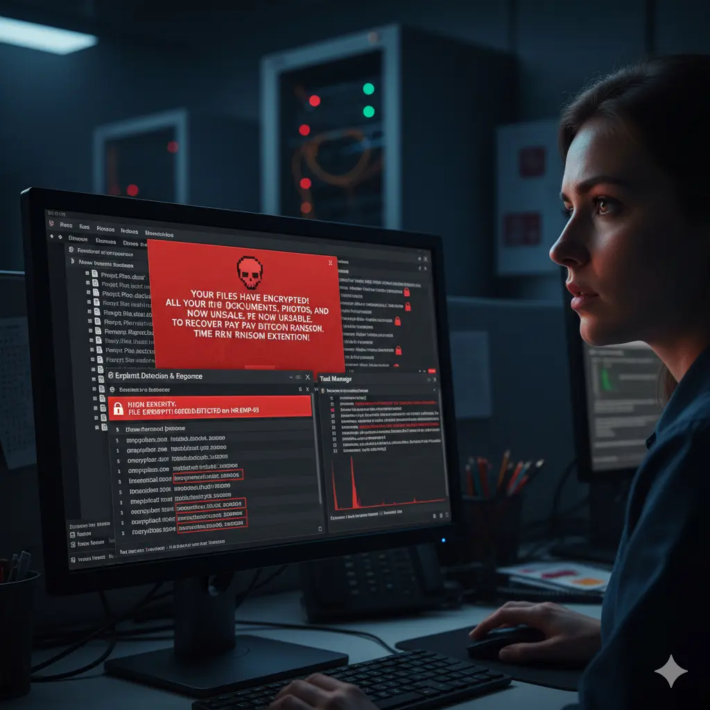 Inject 1 — Initial Detection: Strange Process + Encryption Alert