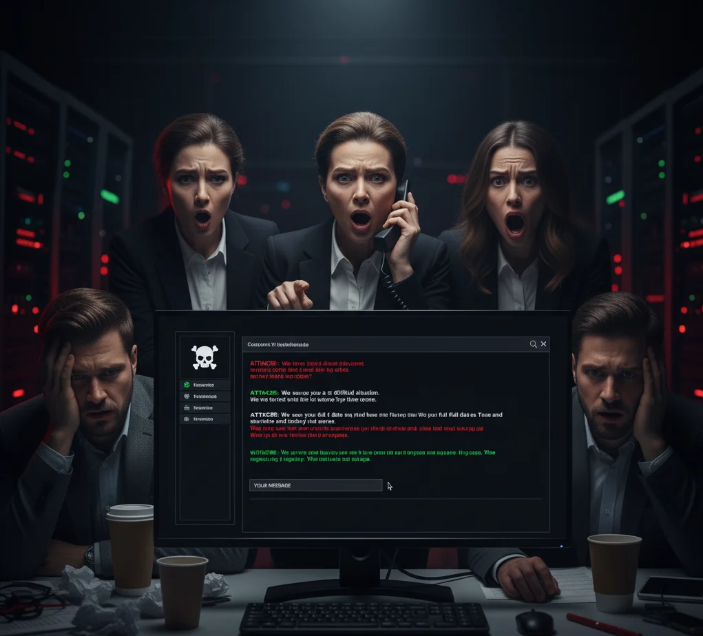 Inject 10 — Ransom Negotiation Offer Attacker Initiates Chat