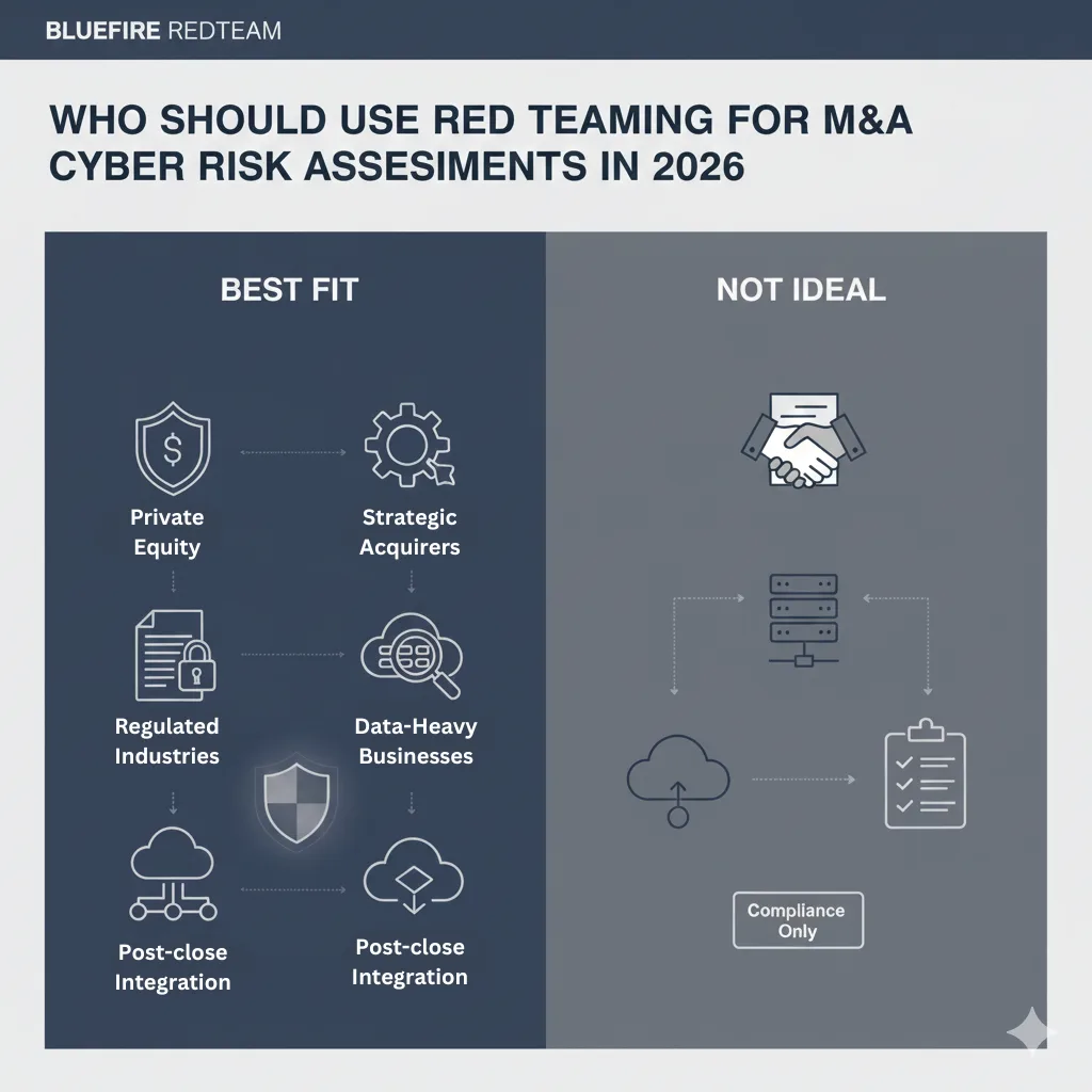 Who Should Use Red Teaming for MA Cyber Risk