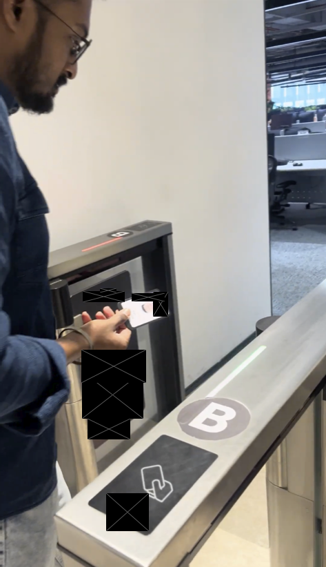 Successful badge cloning demostration