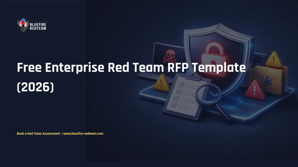 Free Enterprise Red Team RFP Template (2026)
