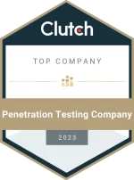 Top clutch.co Penetration Testing Company 2023 Award
